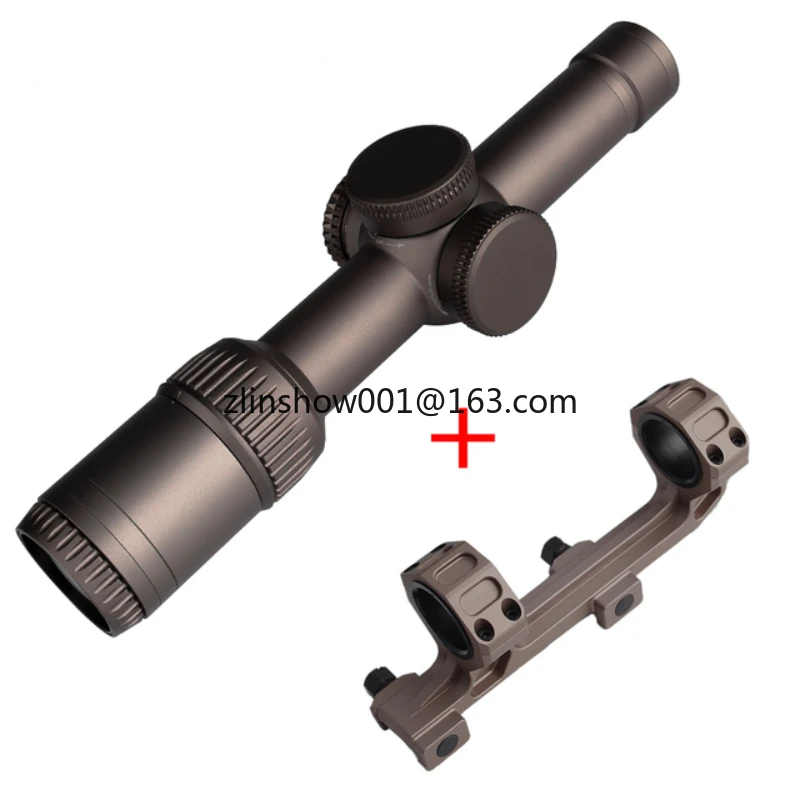 

New Tactical 1-6x24 HD Riflescope Optics Rifle Magnificate Scope Sight With 20mm Dual Rail Mount