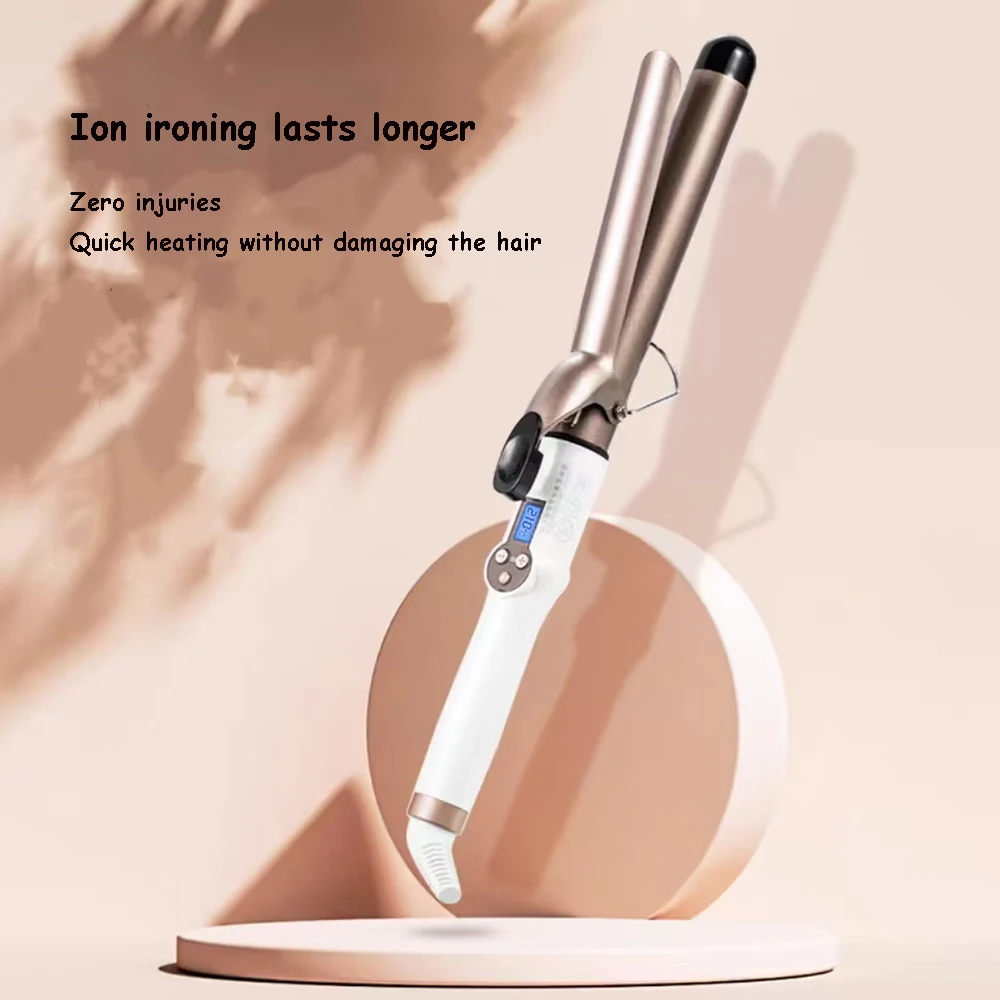 الكهربائية المهنية السيراميك مموج الشعر LED مكواة تجعيد الأسطوانة تجعيد الشعر عصا نتردد مكواة فرد الشعر تصفيف أداة 9 مللي متر-38 مللي متر