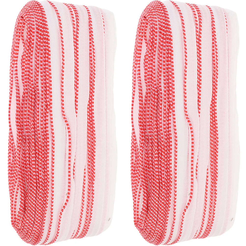 مجموعتان من عصابات ربط الكتب وحزام ربط من البوليستر المتين لتزيين ألبوم الكتب ومستلزمات صناعة ألبوم الصور #6