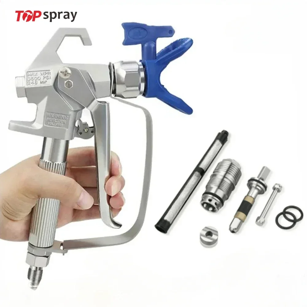 

3600PSI High Pressure Airless Paint Spray Gun and Airless Sprayers Gun Repair Kit 288488 Seal Gasket 517 Tip Nozzle Guard