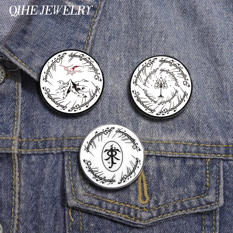 Fantasy-Film-Peripheriezubehör, Brosche, Emaille-Anstecknadel, individuelle klassische dekorative Broschen für Anstecknadeln, Schmuck, Geschenk für Fan