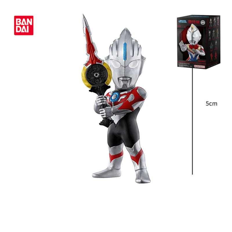 Oryginalne zabawki anime Ultraman firmy BANDAI, figurki akcji Ultraman Decker Dyna Jack w pudełku, kolekcja figurek anime typu gacha.