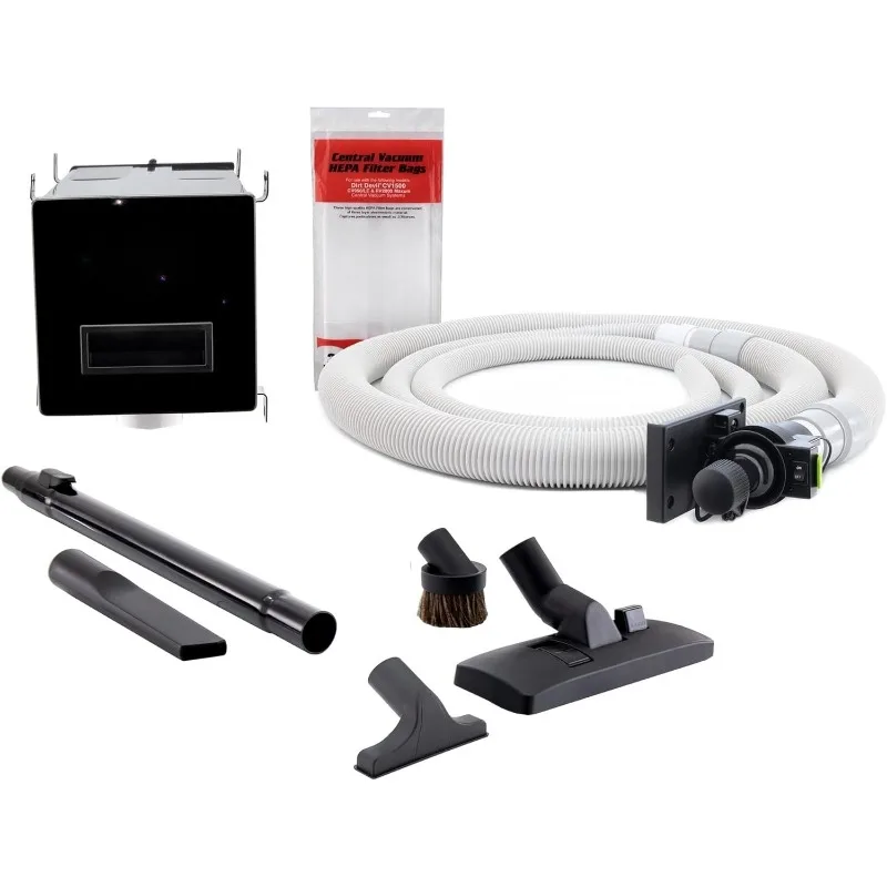 

RV Central Vacuum System | All-in-One Central Vac | VRoom Retractable Hose System | (Vacuum + VRoom Retractable Hose)