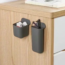 New Wall Mounted Storage Box No Punching TV Remote Control Storage Pen Holder Desk Organizer Multifunction Desk Organizers Shelf