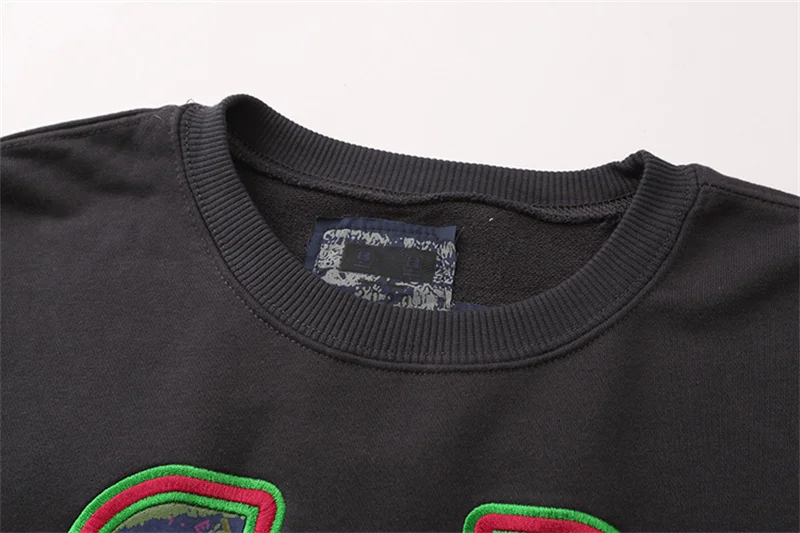 Cavempt Sweatshirt Psychedelic Embroidered Hoody Men Women Casual Oversized Round Neck C.E Long Sleeved Pullover Top