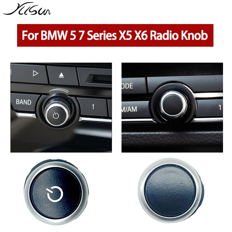 

Radio Switch Volume Knob for BMW 5 7 Series X5 X6 F10 F01 F02 F07 F15 F16 F18 CD Machine Switch Button 64119350272 2010-2017