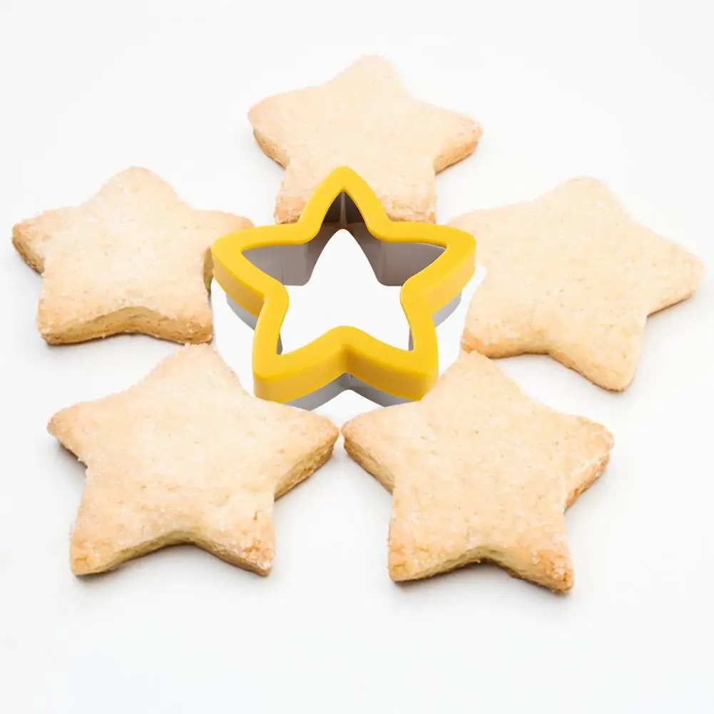 قالب قطع الساندويتش على شكل نجمة قلب مستديرة مربعة على شكل ديناصور صانع فطيرة الخبز من الفولاذ المقاوم للصدأ قاطع ختم الخبز المحمص #4