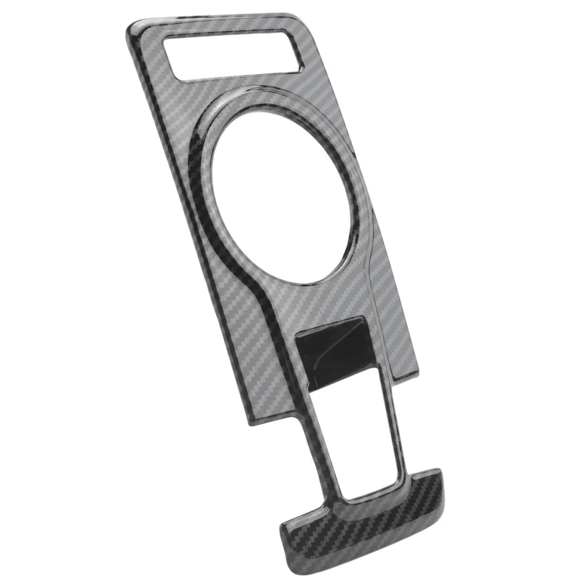 N29R_RB Carbon Fiber Car Center Console Shift Panel Cover Trim for Kia