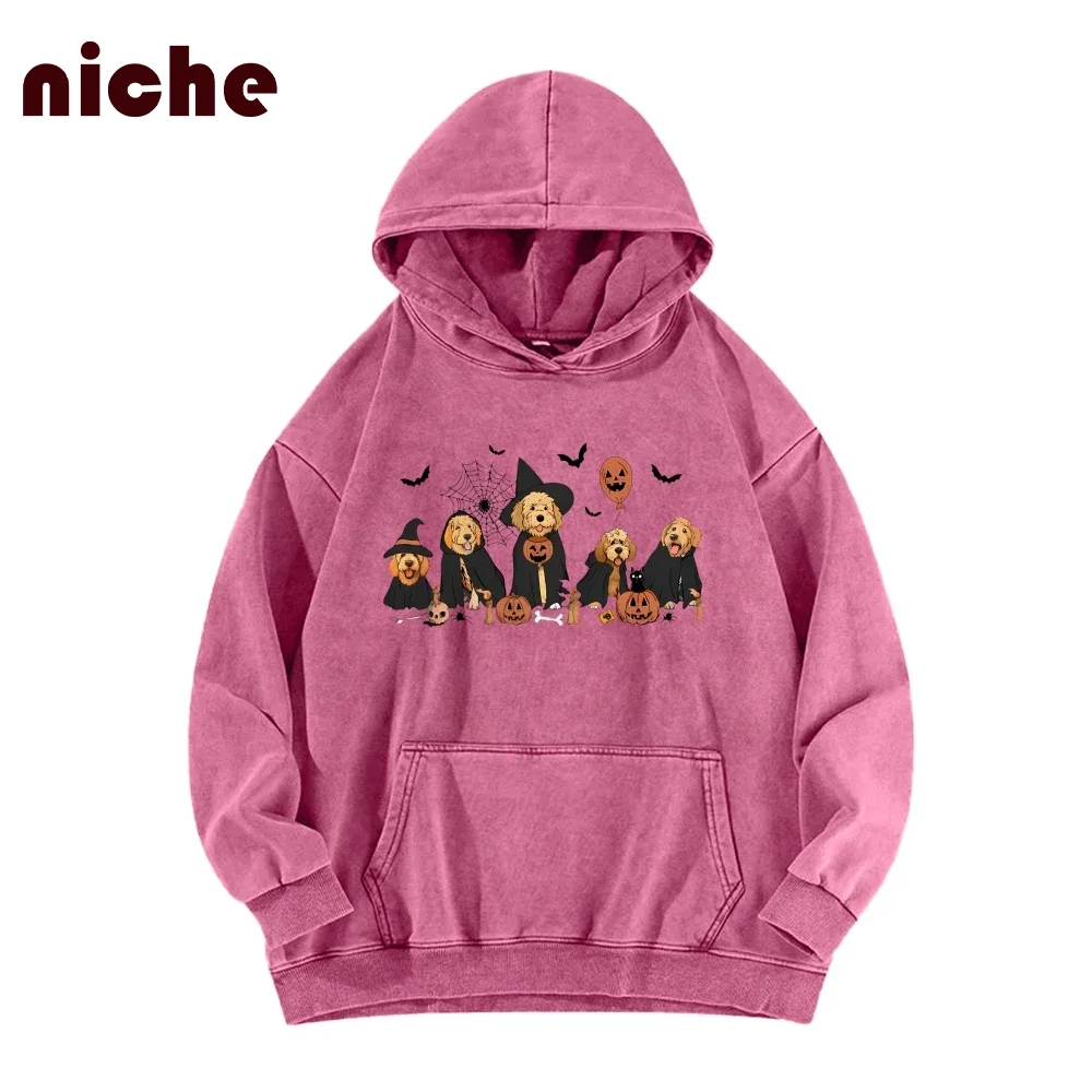 Cute Puppy Graphic Print Hoodie High Quality Fabric Soft Sweatshirt Trendy Fashion 2024 New Hooded Sweater