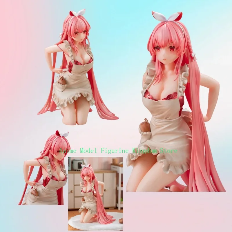 animester-white-rabbit-rosu-version-tablier-1-7-figurine-d'action-anime-mignonne-de-bureau-jouet-modele-de-collection-cadeau-en-stock