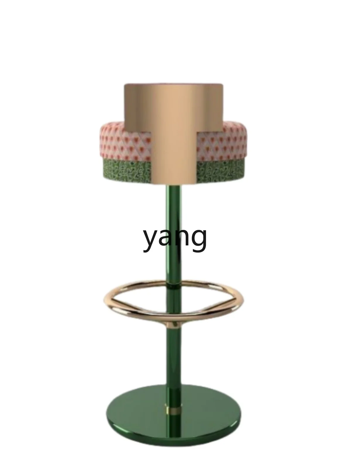 LHH light luxury metal bar chair bar cafe front desk seat