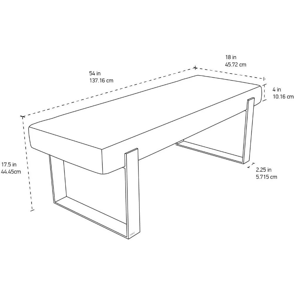 ม้านั่งเตียงหุ้มเบาะ - กำมะหยี่สีเทาแพลตตินัม - นิกเกิลขัดเงา - โมเดิร์นร่วมสมัย, ม้านั่งในห้องนอน, ห้องโถง