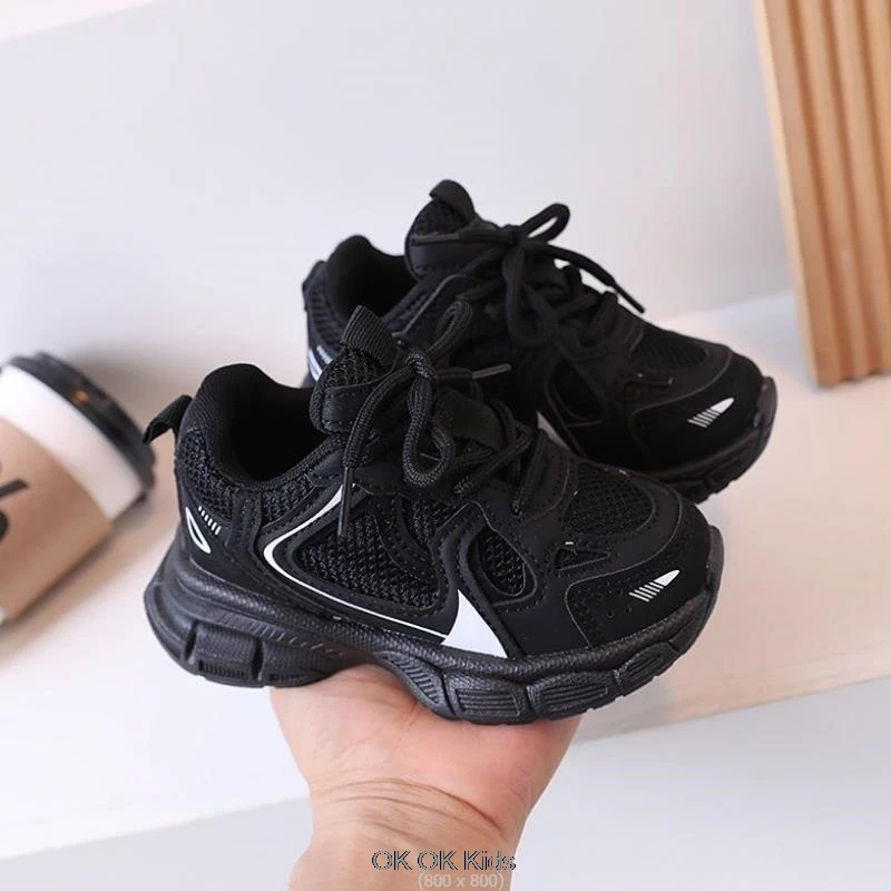 Kids Casual Girls Shoes Breathable Mesh Sneakers Summer Student\'s Children Boys Sport Walking Footwear Spring Autumn