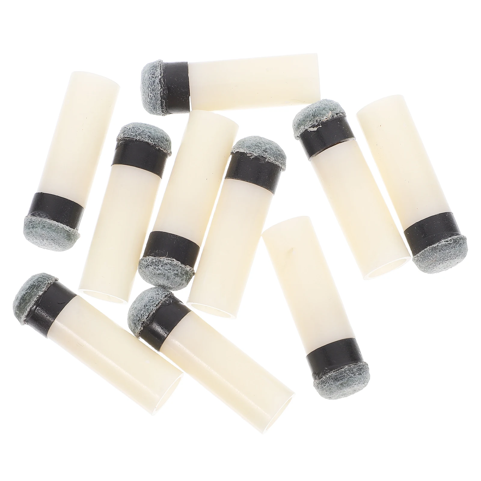 

10pcs Pool Cue Tips Billiard Sticks Queue Replacement Accessories Durable Flexible Precision Control Versatile Use Table