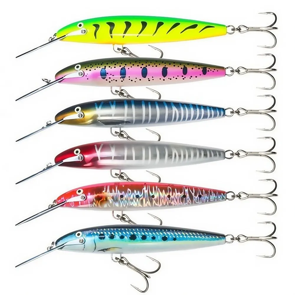 147mm Length Minnow Fishing Lures 42g Weight Hard Bait Design Artificial Hard Bait Diving Depth Swimming Action Trolling Bait