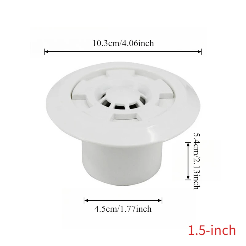 Swimming Pool Direct-Plug Overflow Device ABS Material Easy-to-Remove Outlet Pool Water Inlet Return Drain Outlet Accessories