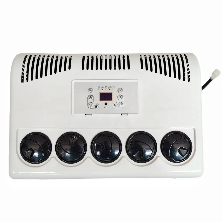 مكيف هواء سبليت صغير 12 فولت يعمل بالبطارية الكهربائية ومكيف وقوف السيارات لشاحنة RV #2