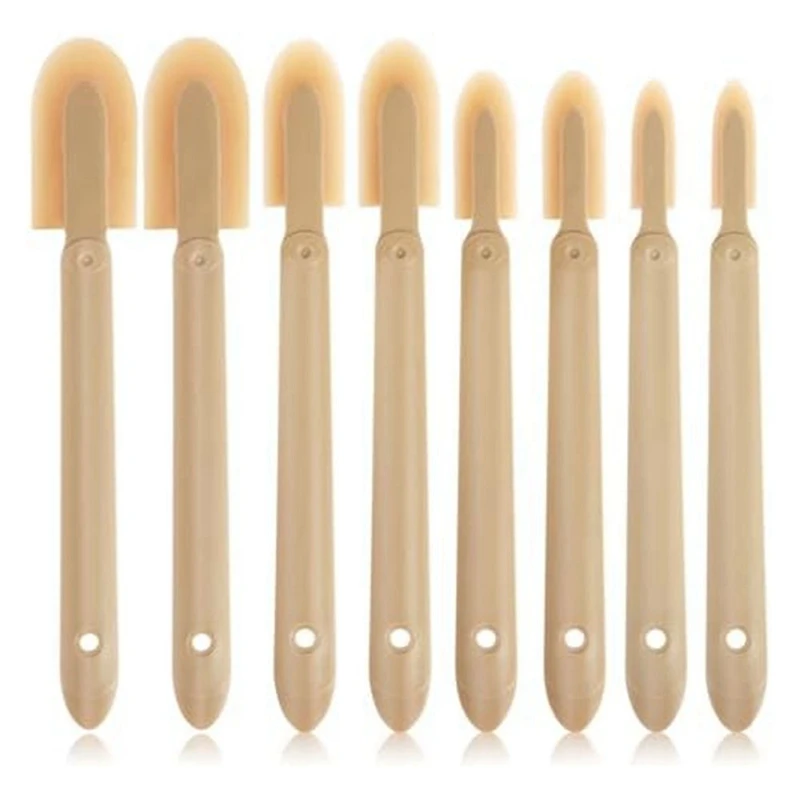 8Pcs Rubber Caulking Tool Set Reusable Caulk Finishing Tool Spatula Spreader Smoothing Tool Set For Brick Skirtingkitchen