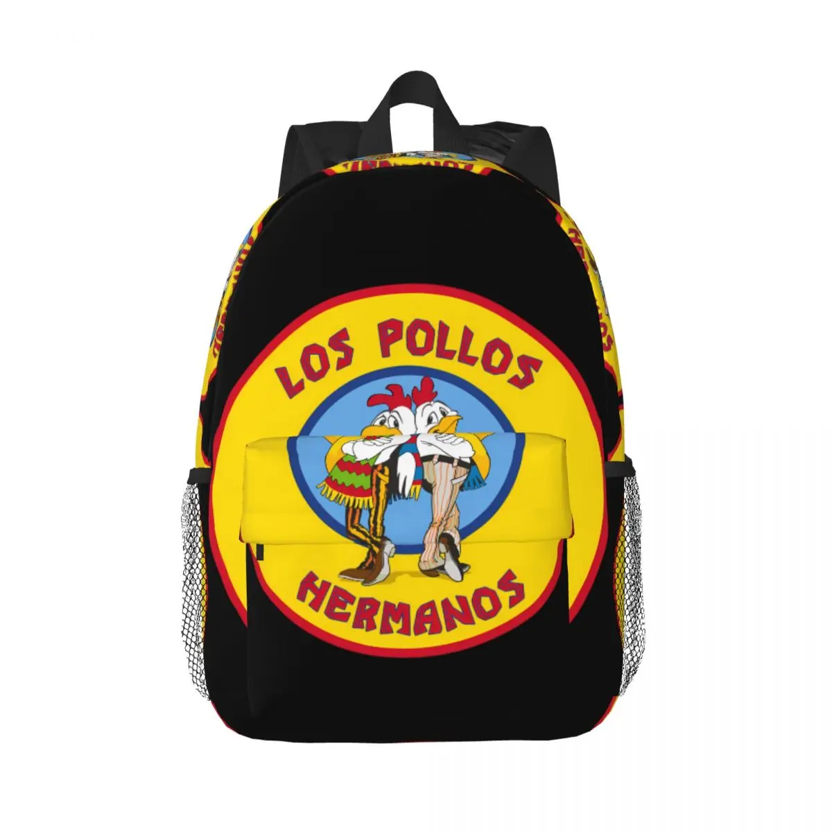 

Los Pollos Hermanos Backpack Middle High College School Student Bookbag