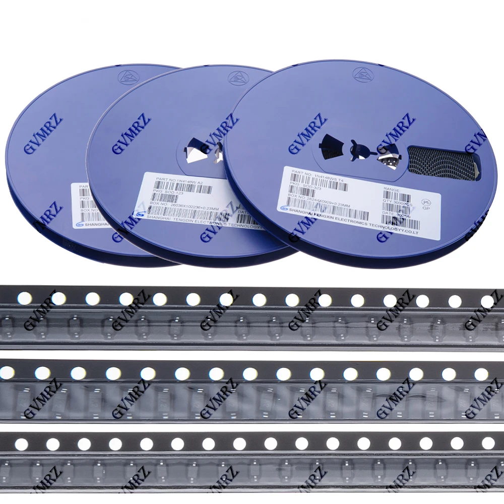 100PCS/3000PCS 1N4007, MBR0520LT1G  SMD Diodes Assortment 1N4148W, 1N5819W , MBR0530W Surface Mount Diodes