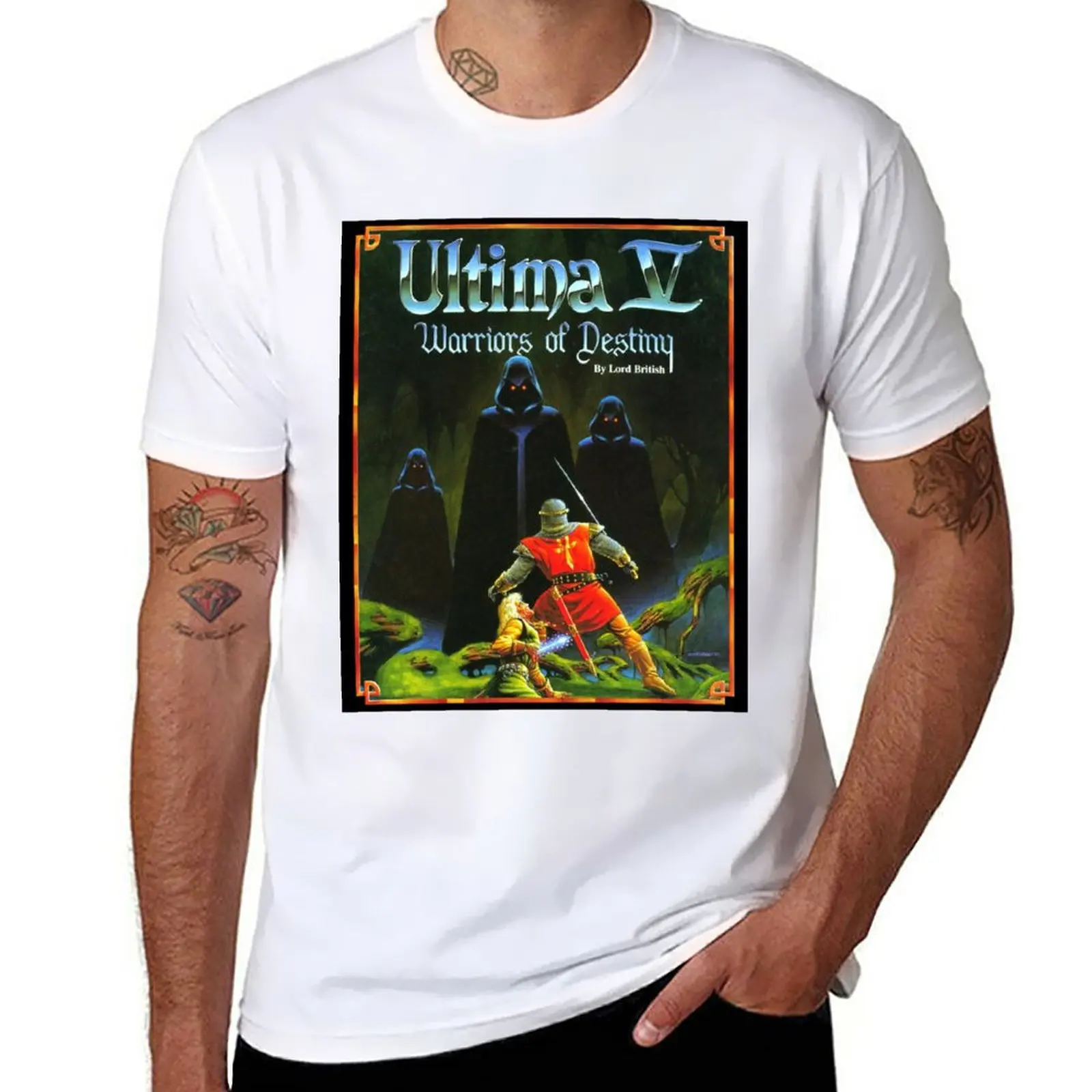 New Ultima V T-Shirt custom t shirt man clothes Men's t-shirt