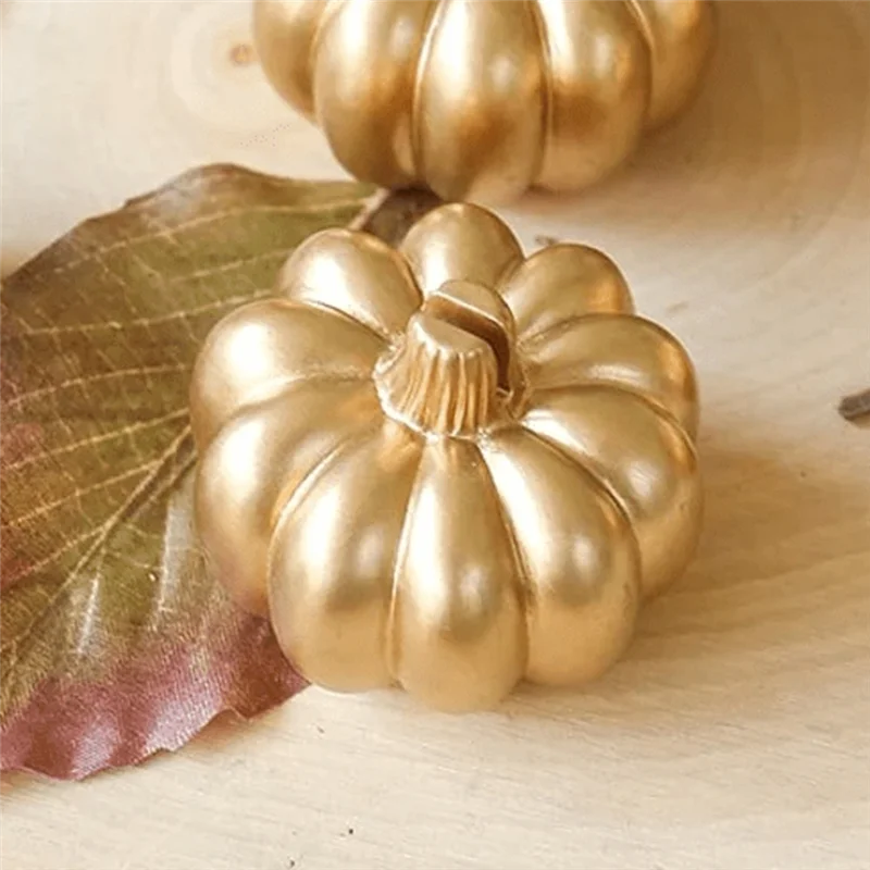 ABGI-держатели для карточек в виде тыквы, украшения для стола на Хэллоуин, милые держатели с именами в виде тыквы, осенние украшения для урожая