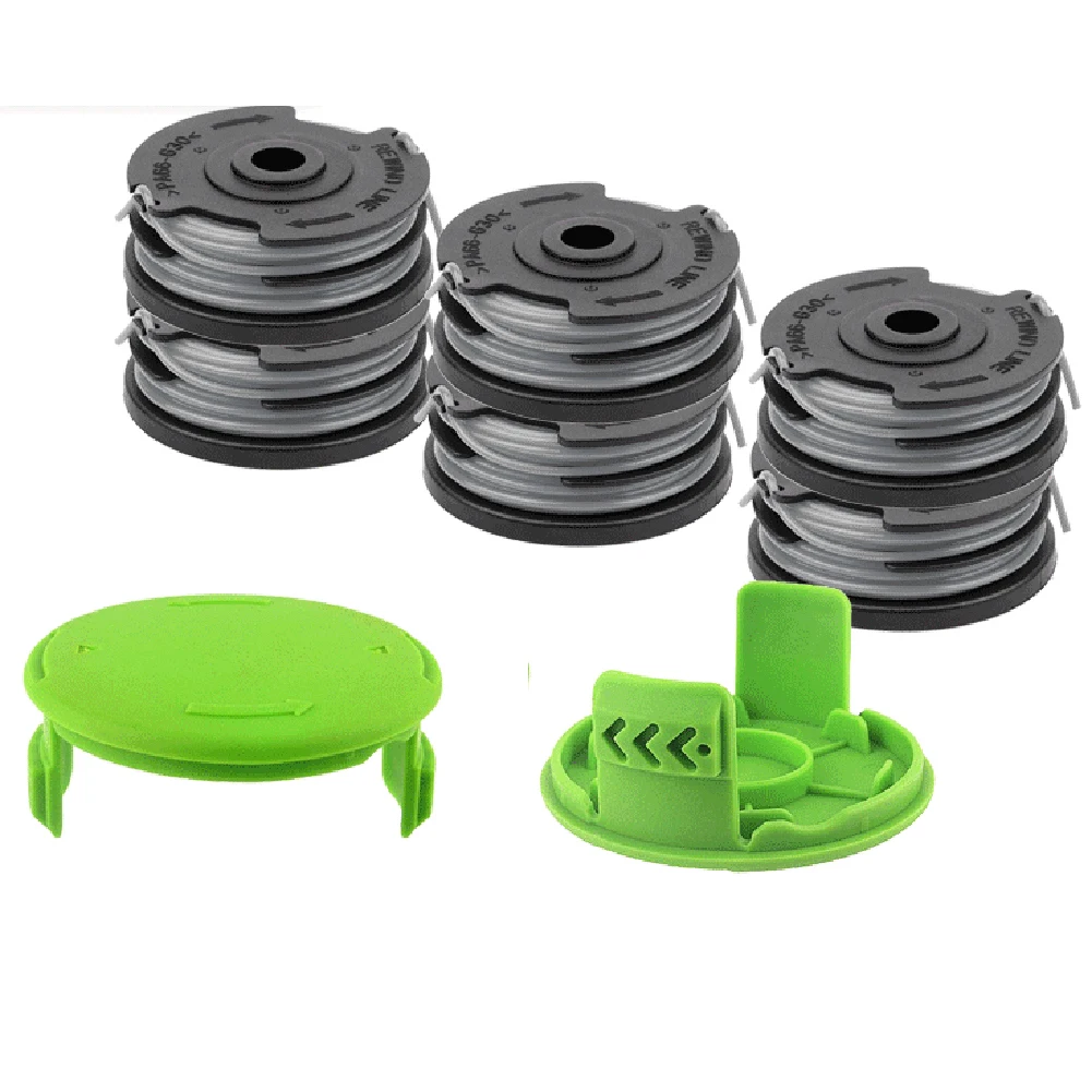 

For Grass Trimming Grass Trimmer Spool SGreenworks 40V Grass Trimmer Spiral Design Copolymer Nylon Diameter 1.65 Mm Double Line