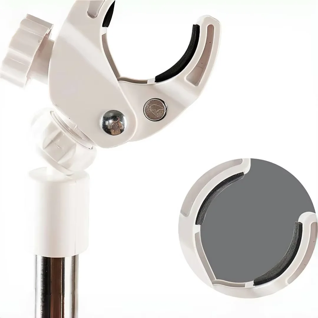 حامل مجفف الشعر بدون استخدام اليدين ارتفاع قابل للتعديل دوران 360 درجة حامل أكثر استقرارًا لحامل مجفف شعر الكلب أداة تهذيب الحيوانات الأليفة