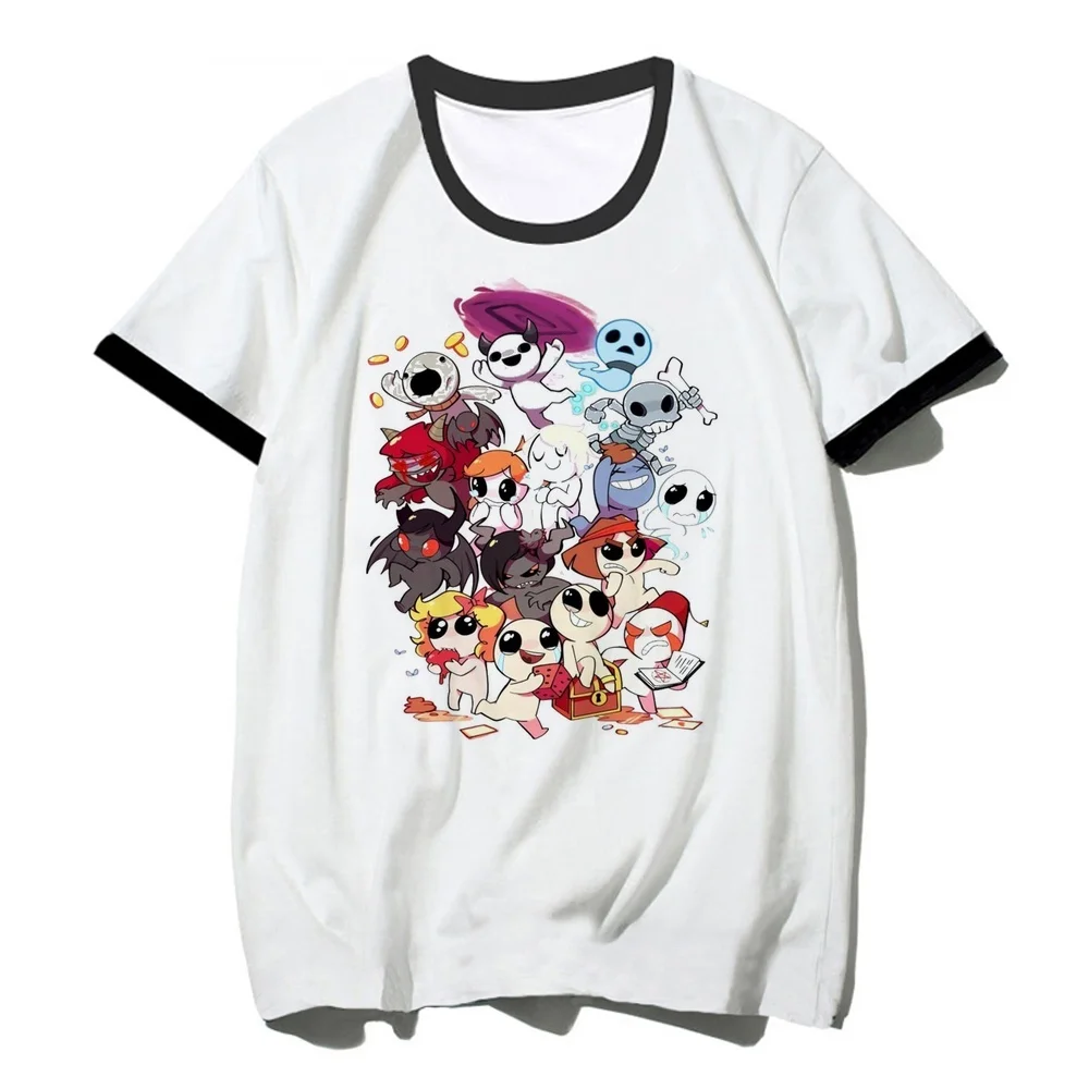 the Binding of Isaac top tees girl goth manga Retro t shirt kawaii clearance sales graphic scene  funny