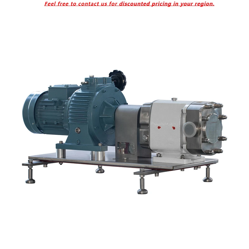 

DONJOY Food And Beverage Transfer Rotor Pump With Motor Sanitary Lobe Pump For Dairy Stainless Steel Lobe Pump