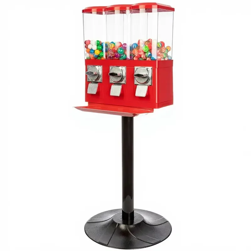 for Great Northern Popcorn SDK Gumball Machine Triple Candy Dispenser Vending Machines Business Digital Display Eco-friendly