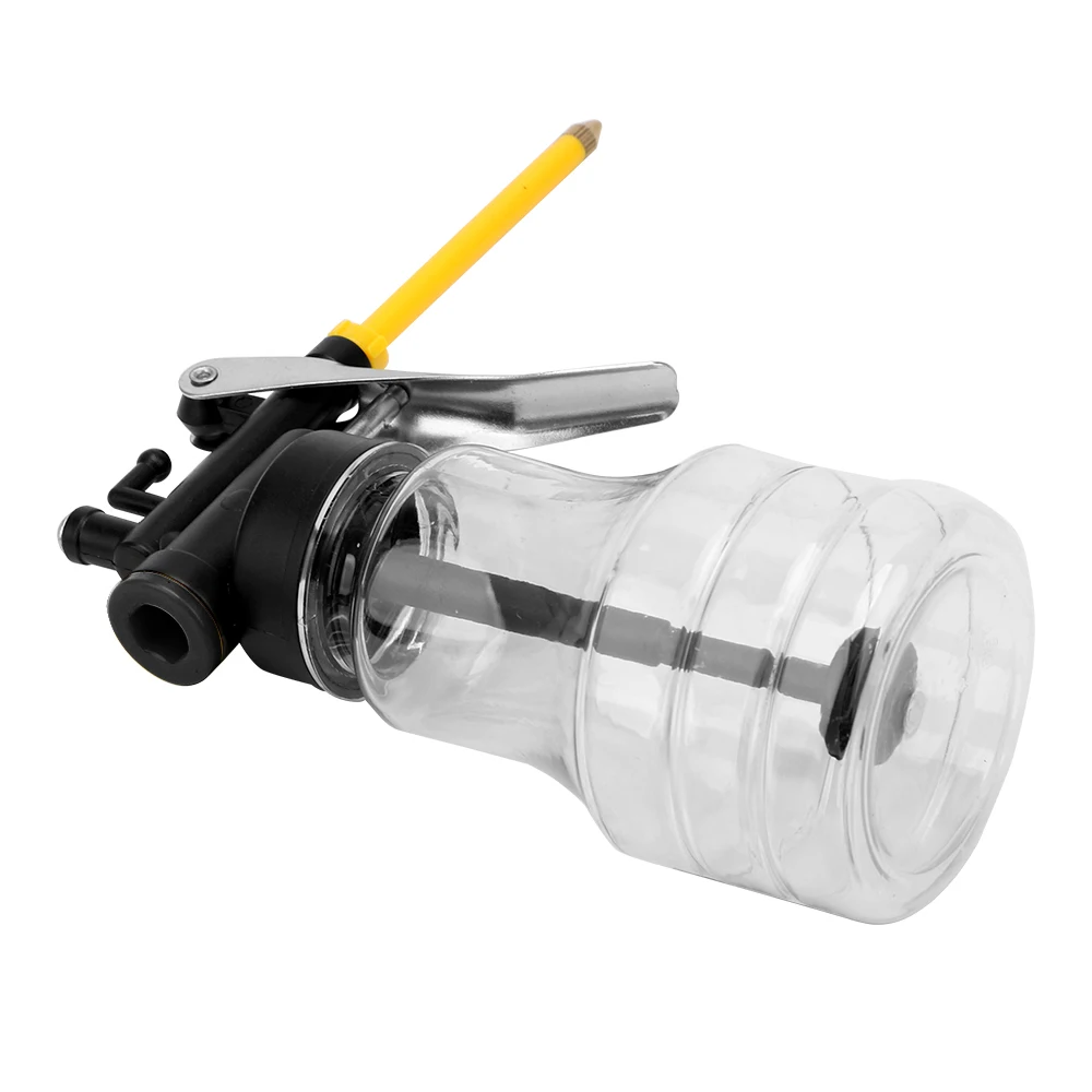 High Pressure Oiler Grease Flex Gun Oil Pump Cans 250ML Hand Tools Lubricator Clear Oil Can Transparent Plastic