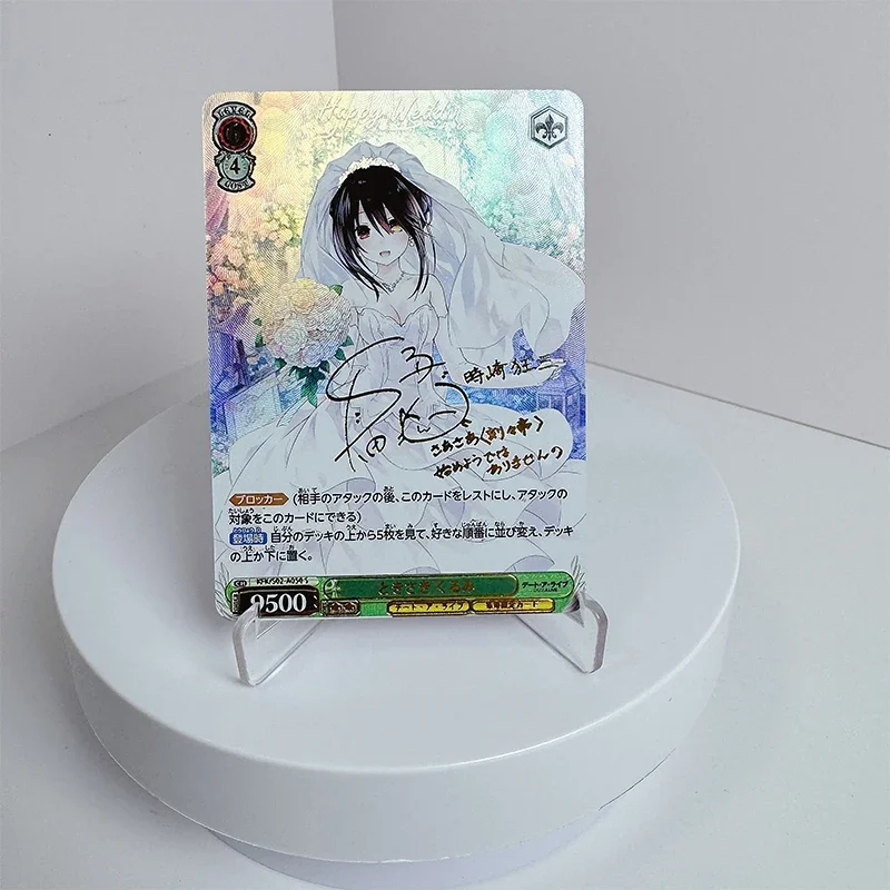 DATE A LIVE Yatogami Tohka Kotori Itsuka Tokisaki Kurumi DIY Homemade Game Toys Collection Card Christmas Birthday Gift