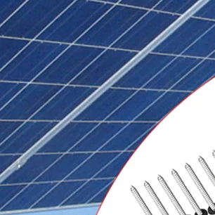 Solar Panel Mount Support Aluminum Alloy Solar Holder End Clamp Kit Adjustable Solar Panel Mounting Rack 15-30 Degrees