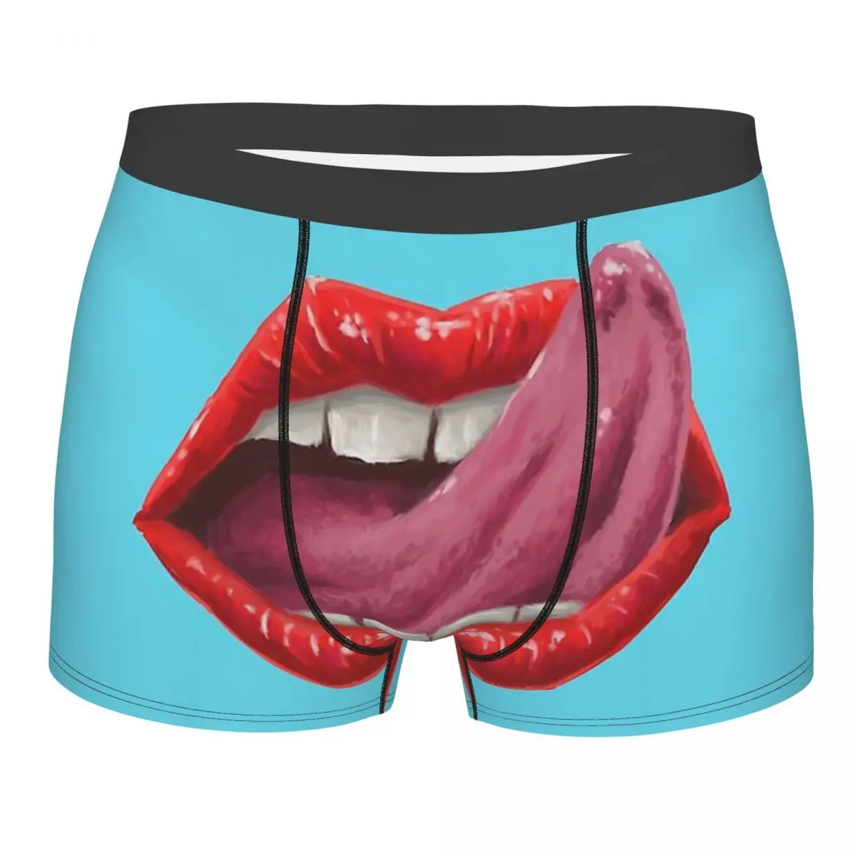 Sexy Lick Yum Underpants Homme Panties Men\'s Underwear Sexy Shorts Boxer Briefs