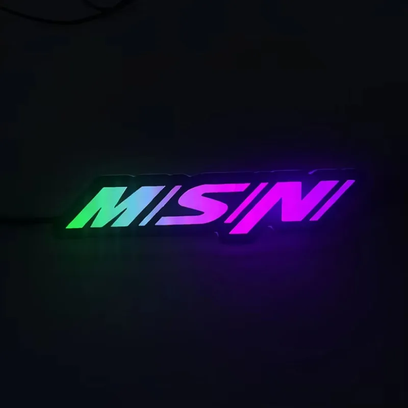 Benutzerdefinierte Anwendung Controller Leuchtendes Logo Frontgrill Abzeichen Logo Stream Light Emitting Diode Auto Stoßstange Licht