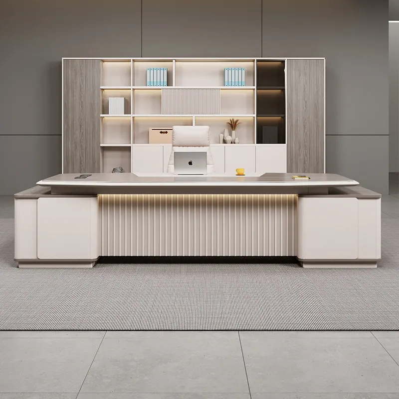 Storage Computer Office Desk Decoration Higher Craft Table Office Desk Workstation Accessories Mesa Escritorio Estudio Furniture