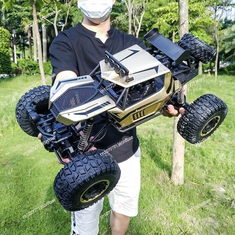 1:8 Scale Extra Large 50cm Body Alloy RC Rock Crawler Car 4WD Off-Road Mountain Bigfoot Monster Truck Vehicle Model