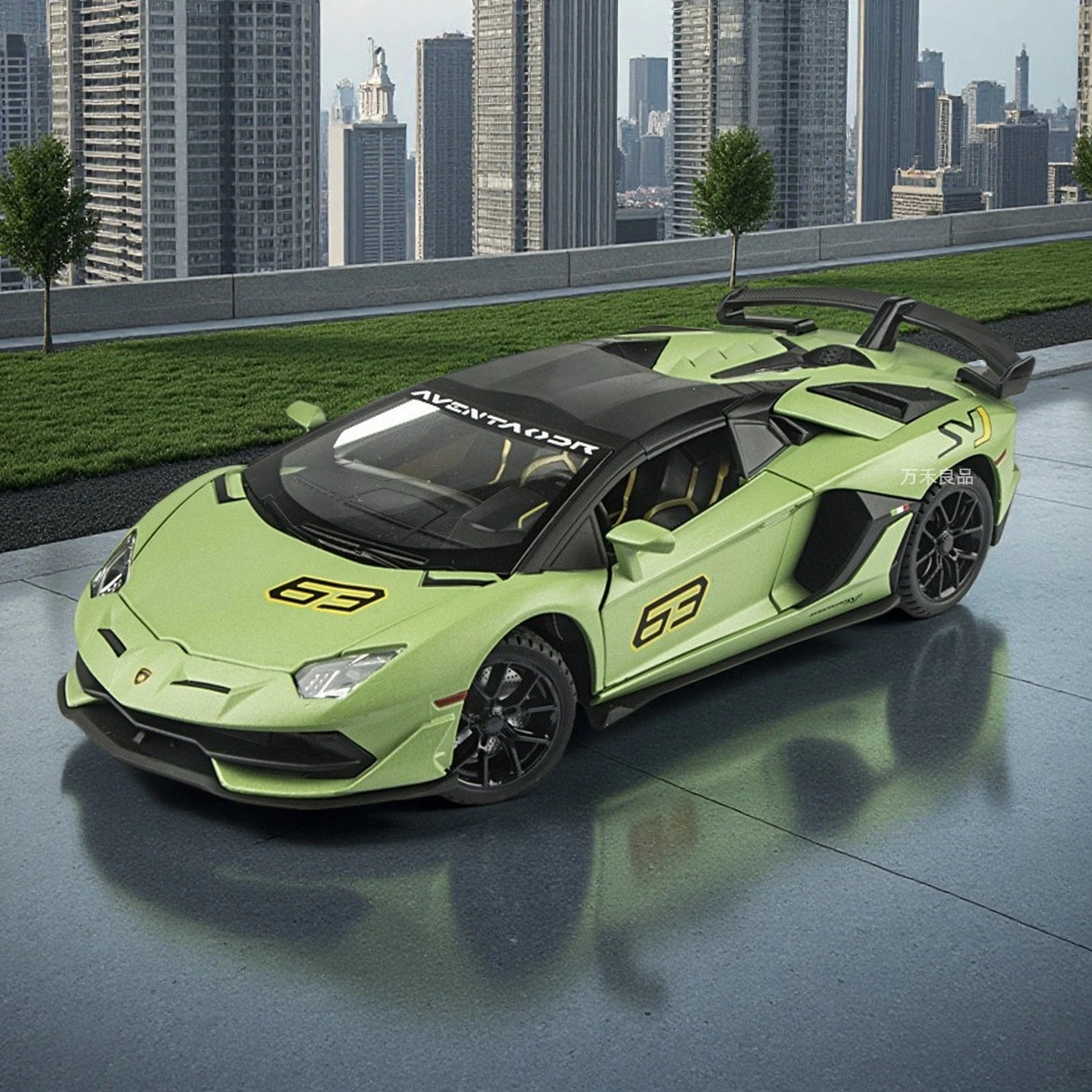 

1:24 Lamborghini Aventador simulation car model die-cast alloy toy car for boys, large sports car, collectible toy