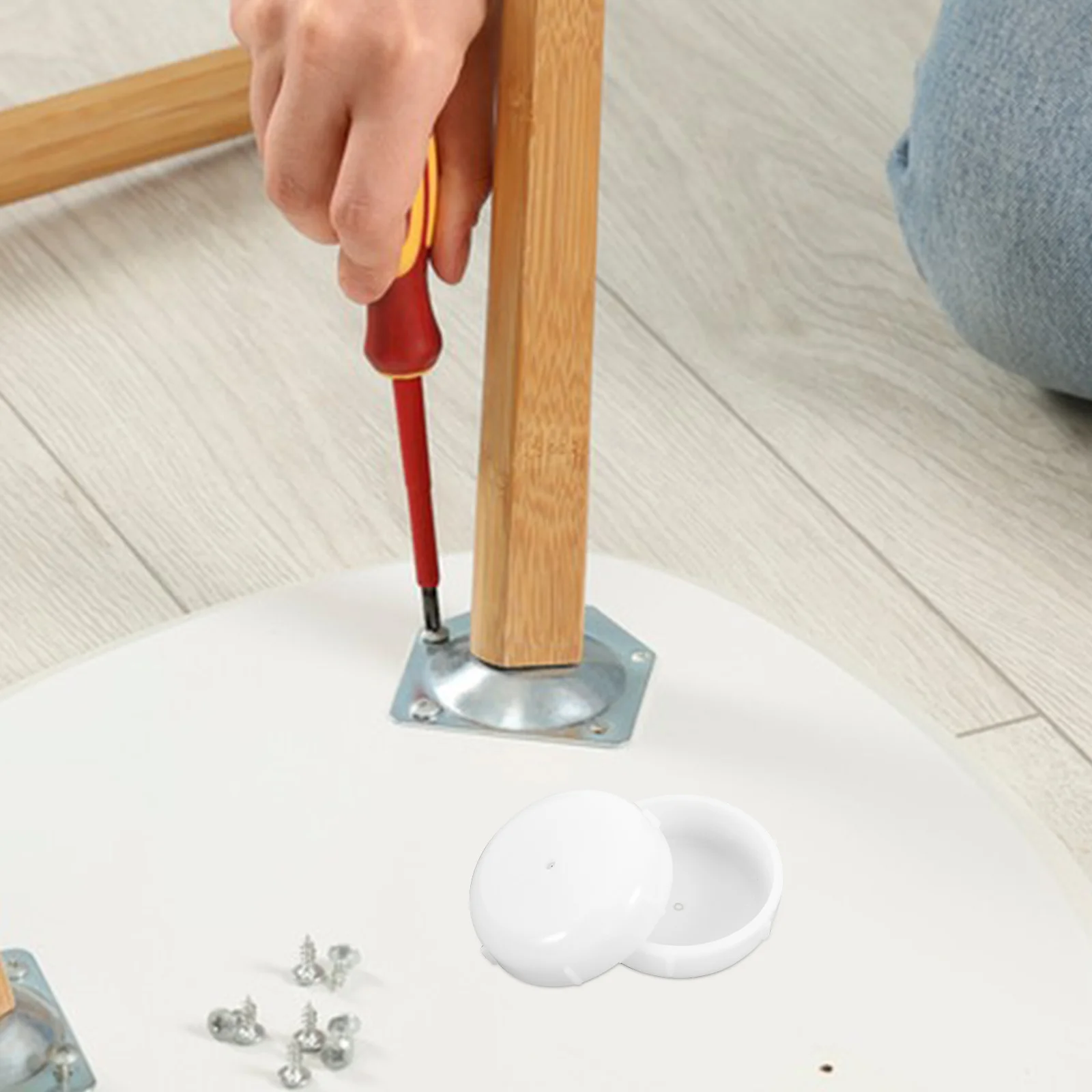 

80pcs Iron Style Furniture Foot Pads Plastic Chair Leg Caps For Outdoor Tables Chairs Stools Floor Protector Glides Easy Install