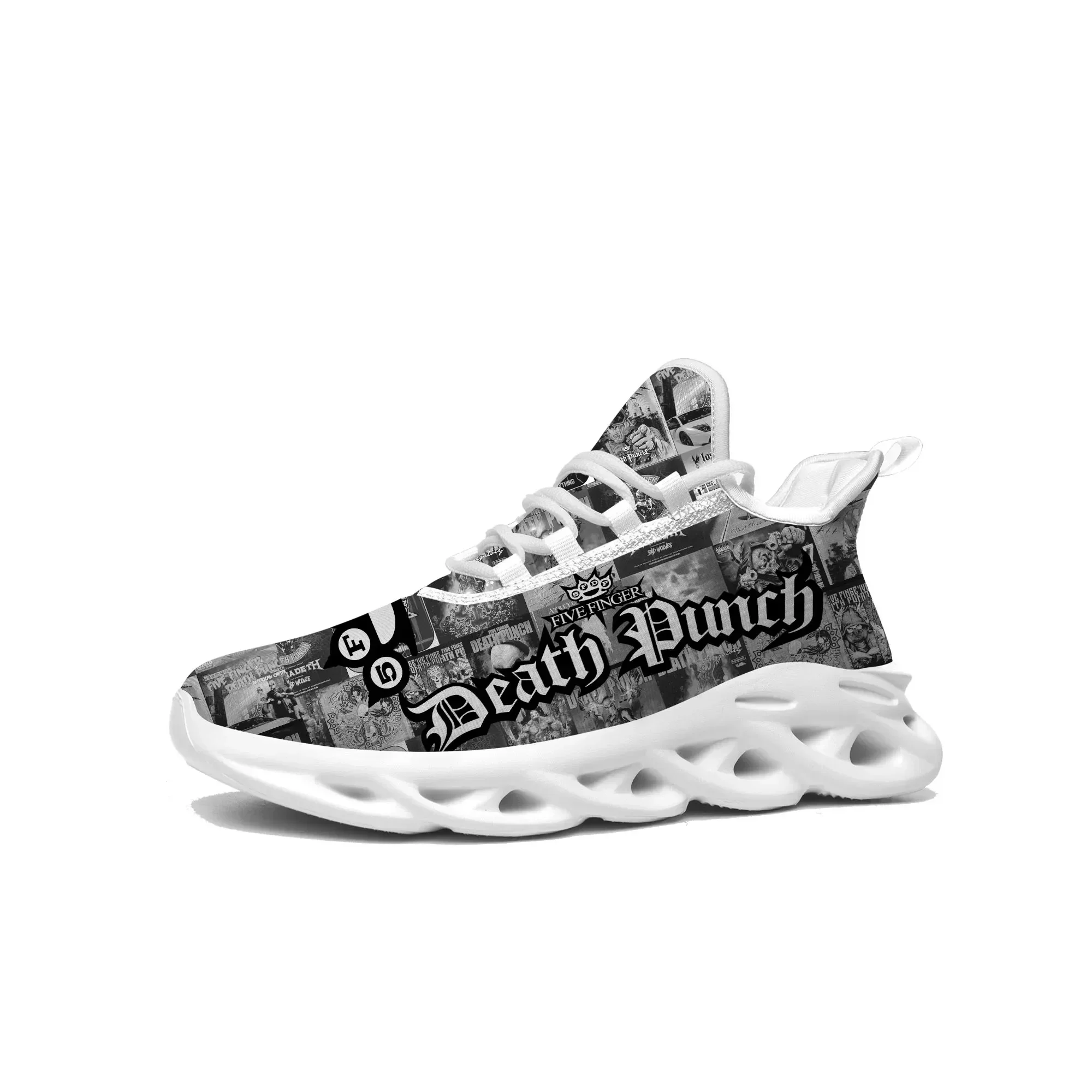 

Five Finger Death Punch Flats Sneakers Mens Womens High Quality Sports Shoes Customized Rock Band Sneaker Custom Made Shoe