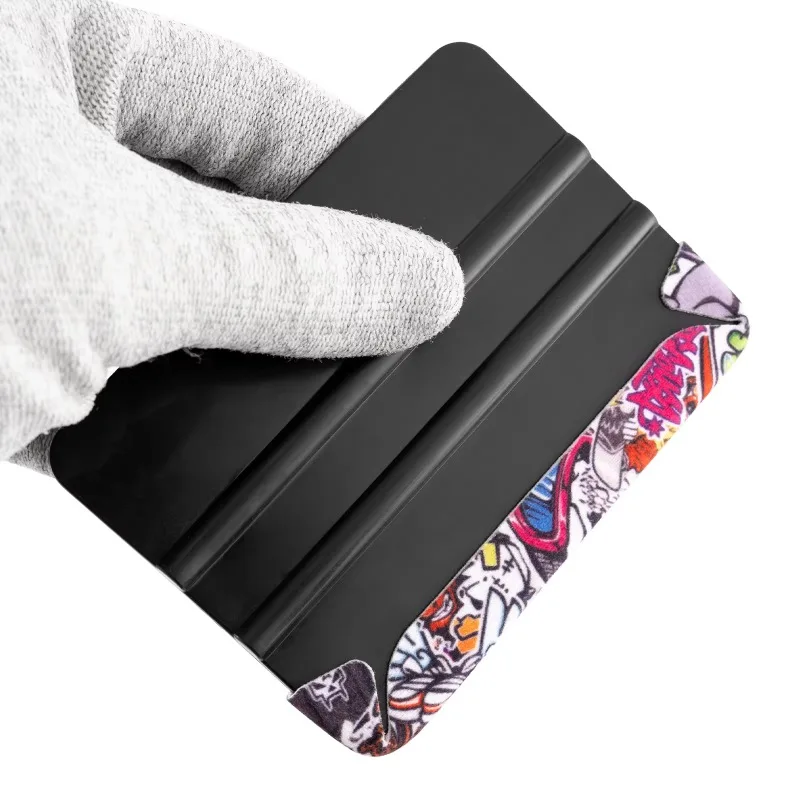 Graffiti Buffer Felt Pad Microfiber Anti-scratch Protective Pad Window Tint Soft Felt Cover for Car Vinyl Tint Tools Squeegee