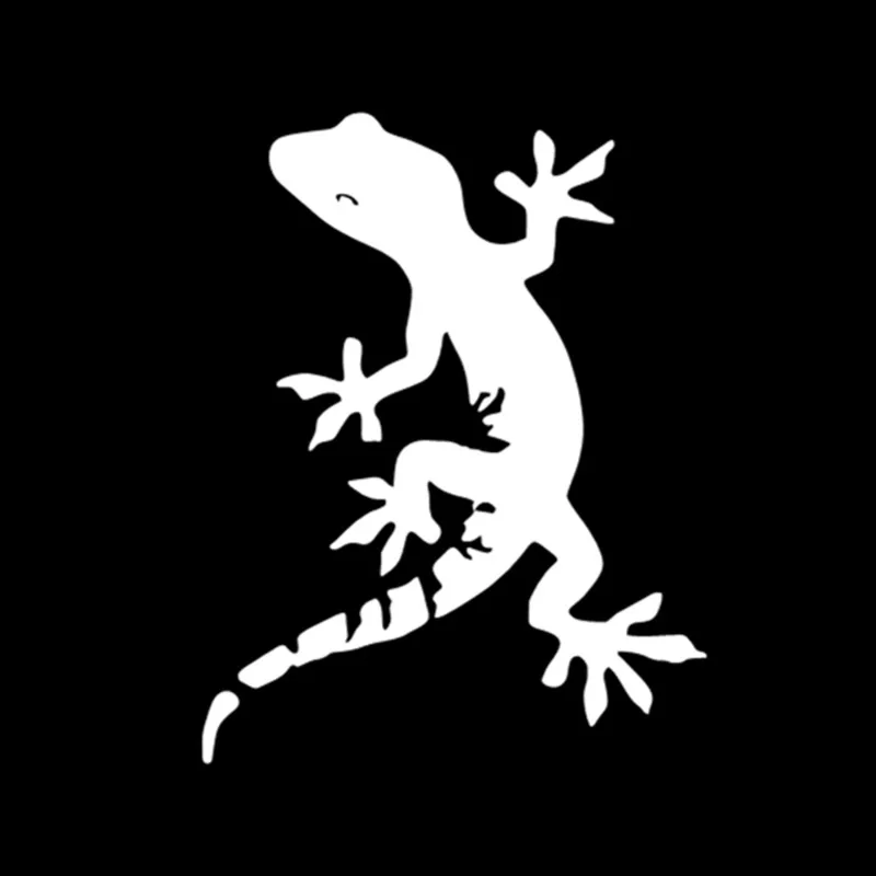 Gecko Vinyl Car Stickers Waterproof for Truck SUV Off-Road Adventure Window Body Decor - Reptile Wildlife Decals Accessories