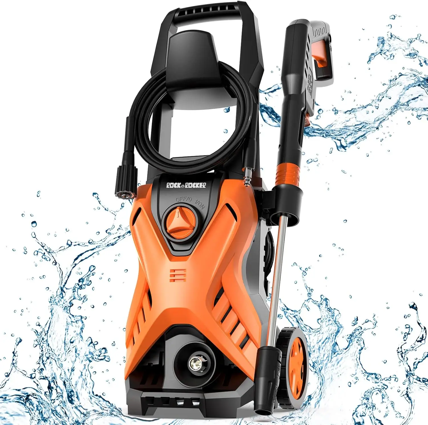 

Electric Pressure Washer, Power Washer 2150 PSI 1.6 GPM Portable Car Washer Machine with Adjustable Spray Nozzle, Foam Cannon