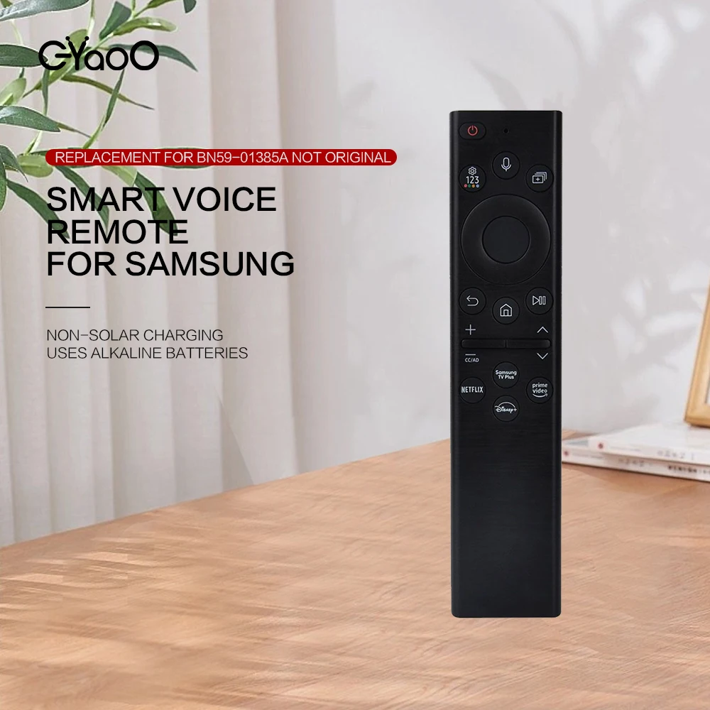 Voice Smart TV Remote BN59-01385A for Samsung 2021 QLED 4K 8K Crystal Series Smart TV Q60A Q70A Q80A QN90A QN800A Without Solar