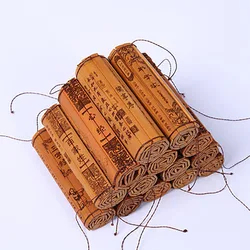 Classical Bamboo Scroll Slip Slips, Ancient Chinese Folk, Home Decor, Diamond Sutra, The Sixty-six Stratagems Gift