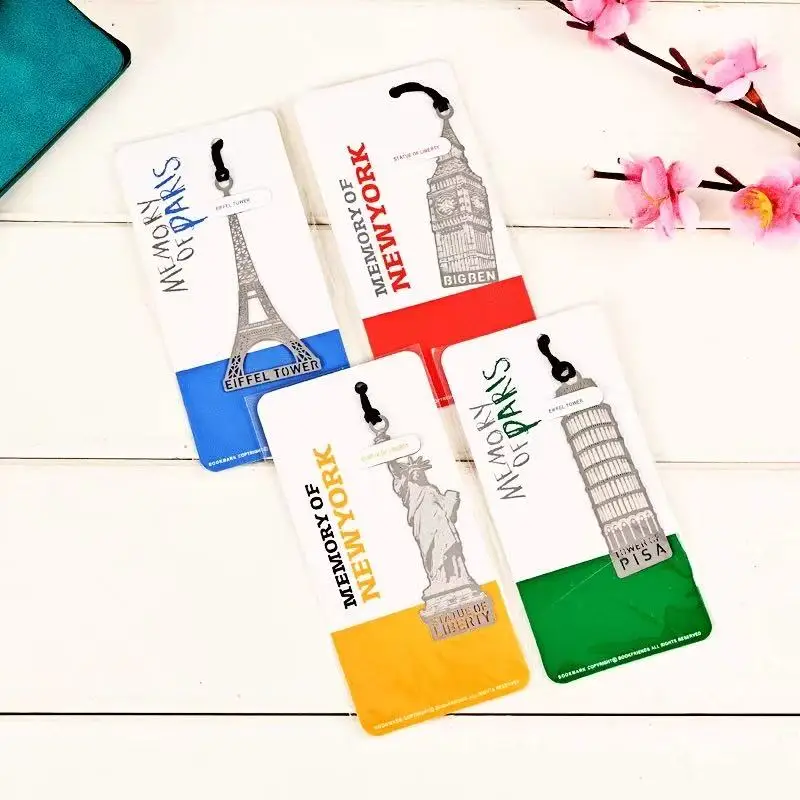 

Креативные металлические закладки в стиле ретро (Европа и Америка) с изображением Эйфелевой башни, милые и красивые, 4 варианта, подарочные, кавайные, для канцелярских товаров.