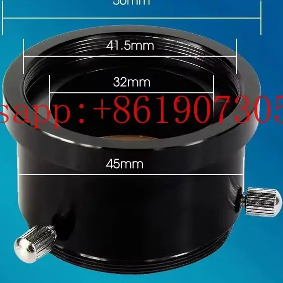 

Аксессуары для телескопов 99999. Внутренняя резьба M42X0.75, внешняя внутренняя резьба/1,25 дюйма с защитой медного кольца, три фиксированных винта.
