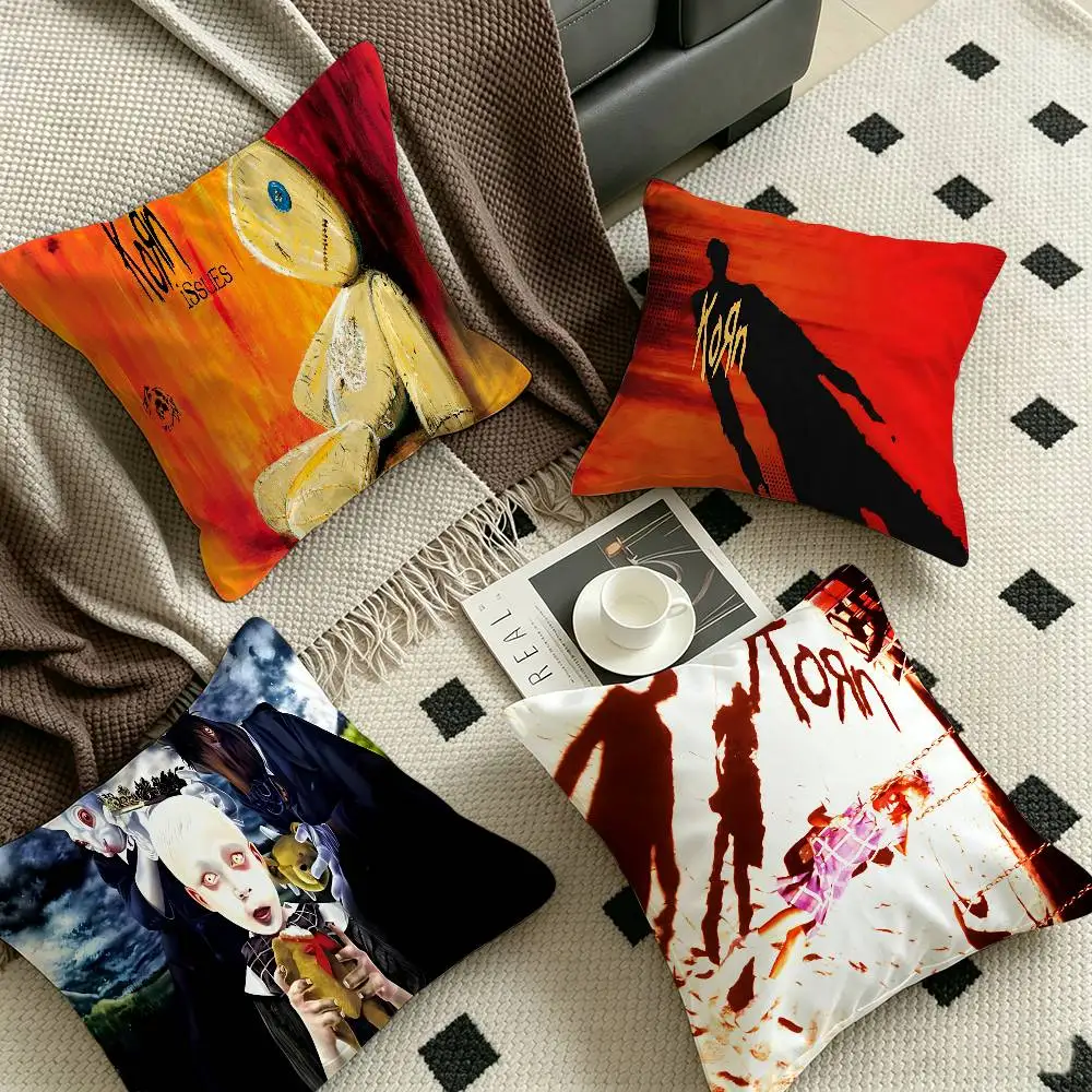 Korn band pillow cover sofa cushion cover home room decoration children gift
