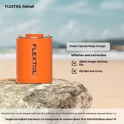 FLEXTAIL Tiny Pump Pumping and Inflating Electric Air Pump Outdoor Camping Portable Lighting Inflator Wireless Air Cushion Pump